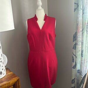 Leslie Fay Chic Pink Midi Dress